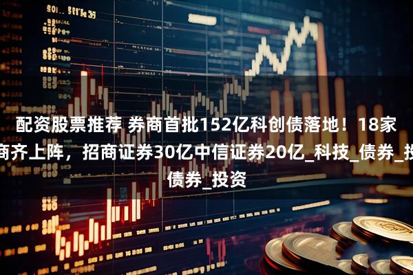 配资股票推荐 券商首批152亿科创债落地！18家券商齐上阵，招商证券30亿中信证券20亿_科技_债券_投资